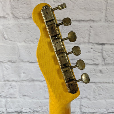 Unknown Partscaster Tele Heavy Relic White