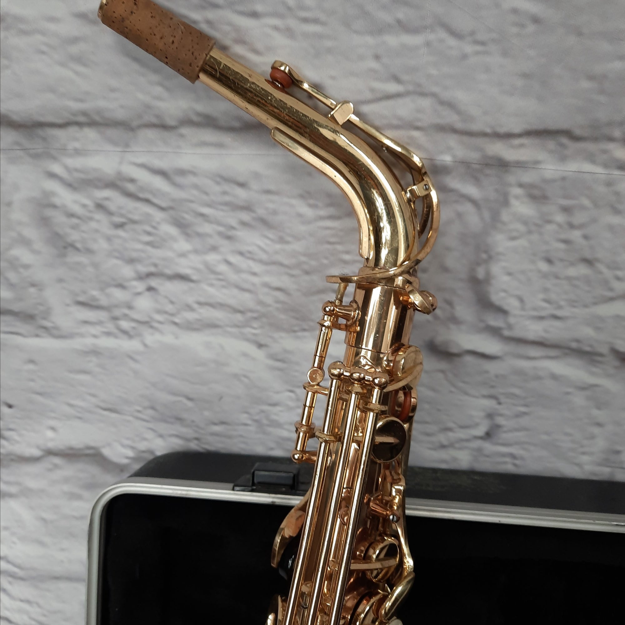 Hunter HAS6430YL Saxophone w/Case (Bent Horn)