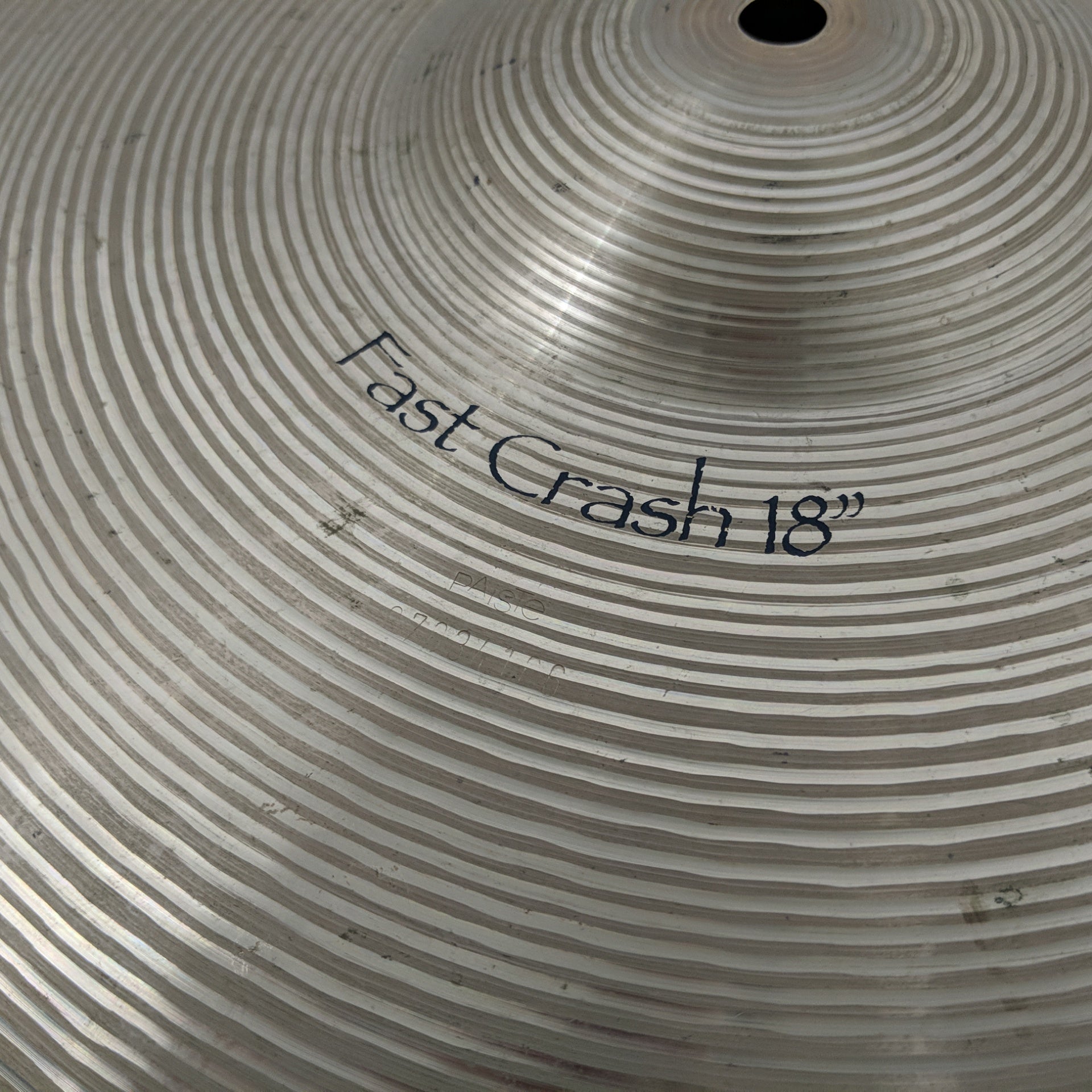 Paiste 18" Signature Fast Crash Cymbal Traditional