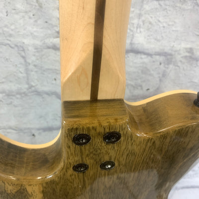 Gatto T Style Green Trans Flame Maple Top  Electric Guitar