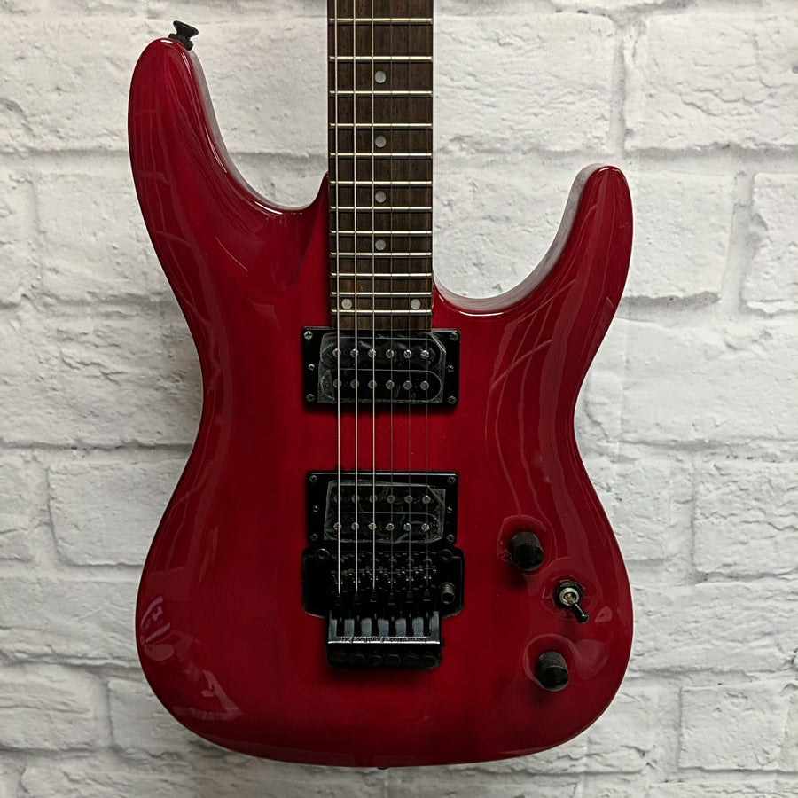 Dean Vendetta 1.0 Floyd Rose Trans Red Electric Guitar