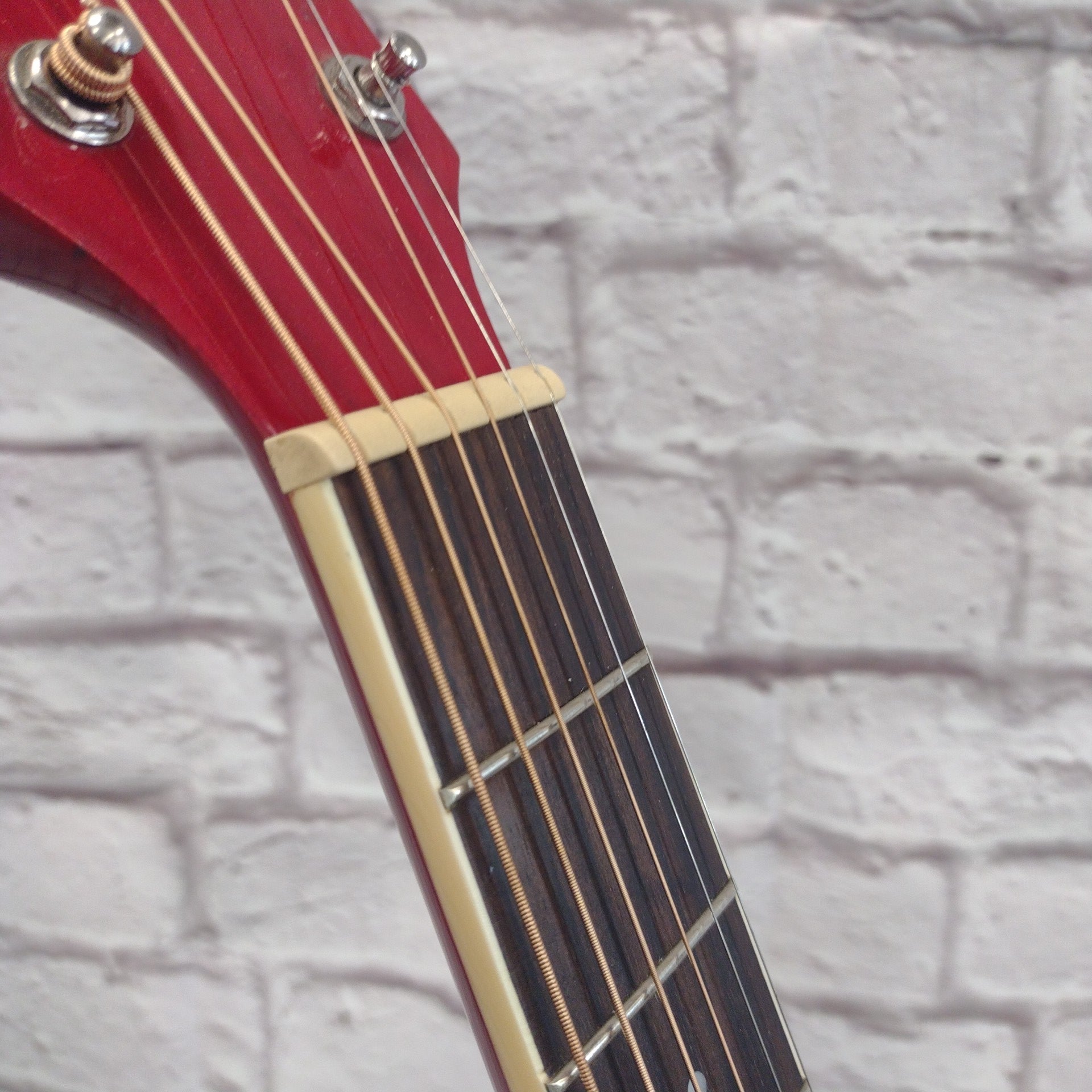 Jay Turser JJ45 Red Acoustic Guitar