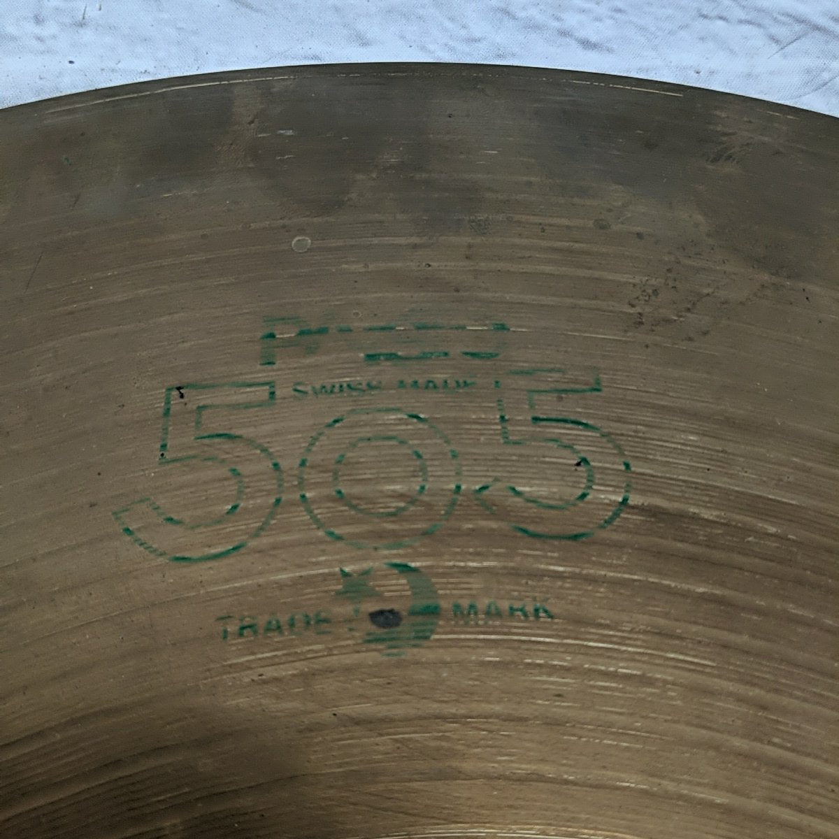 Paiste 505 Green Label 20 Crash Cymbal  CRACKED