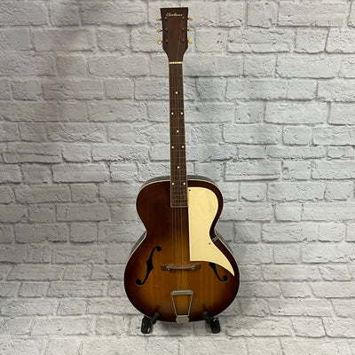 Vintage 1960s Airline Arch Top Hollow Body Guitar