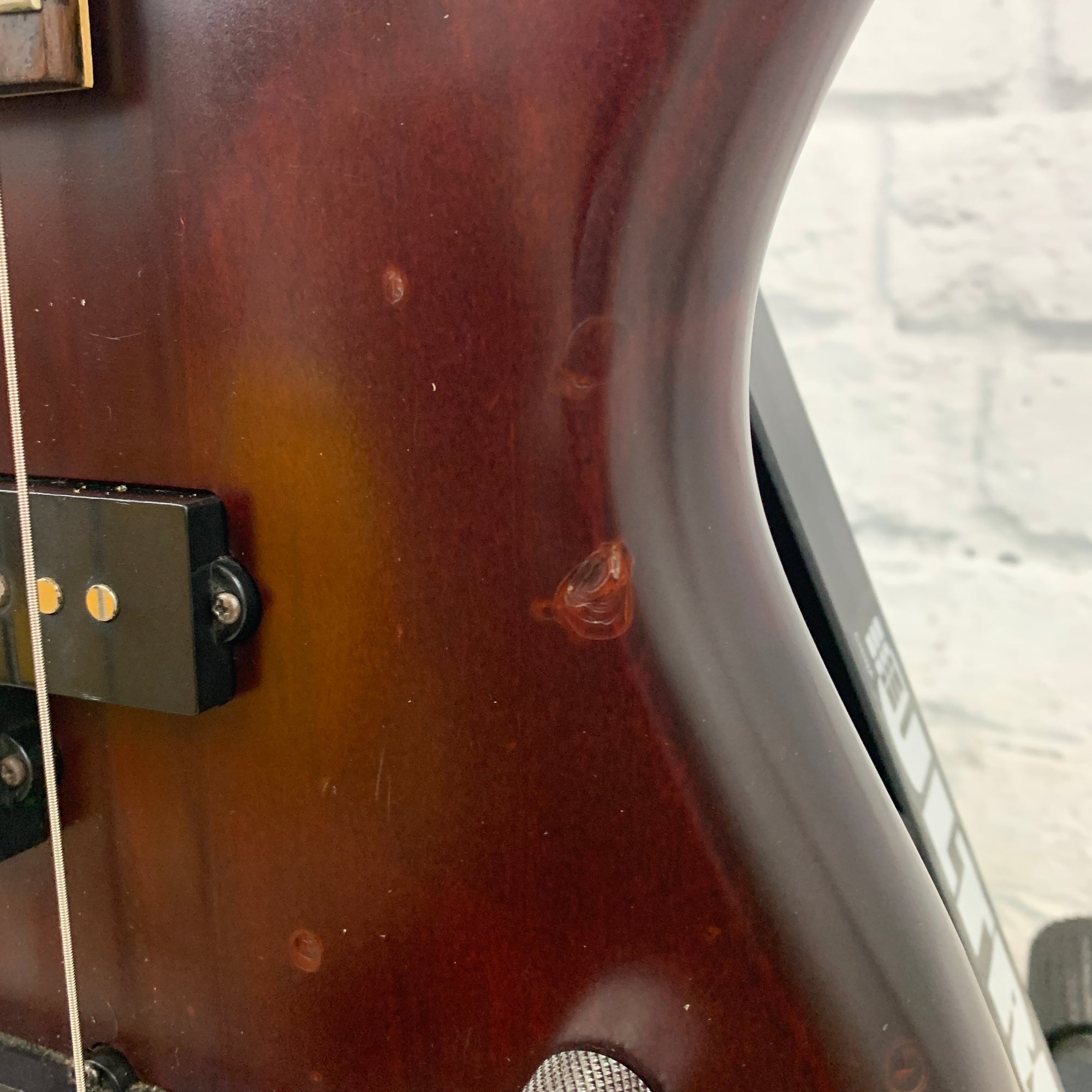 Cort Action Bass P/J 4 String Burgundy Finish