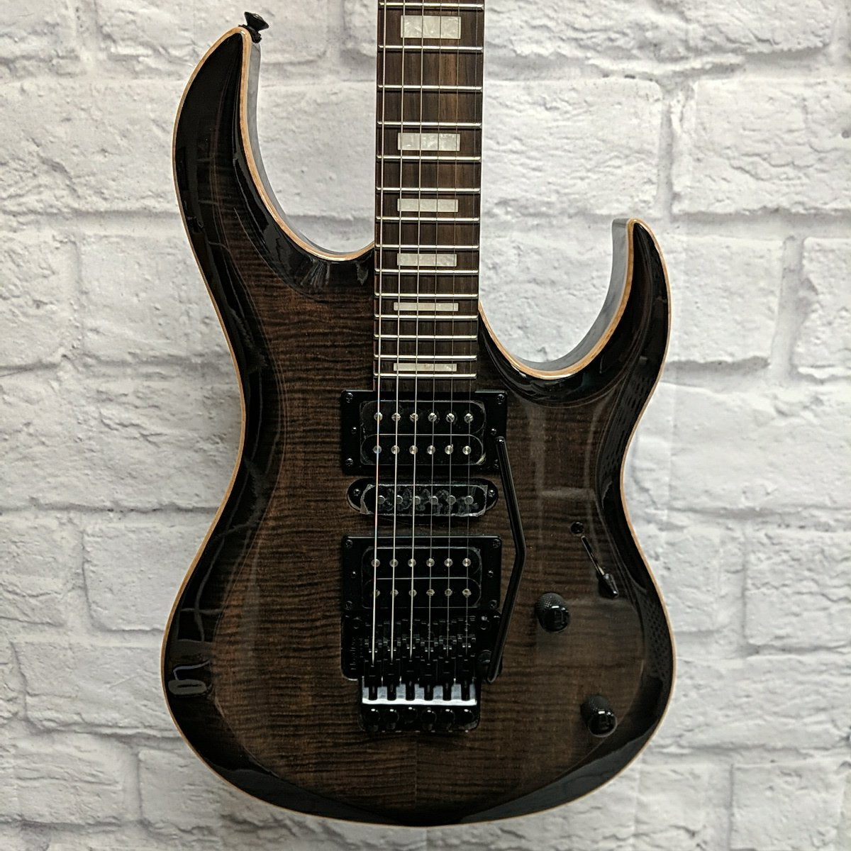 Dean MAB3 Michael Batio Electric Guitar Flametop - Trans Black
