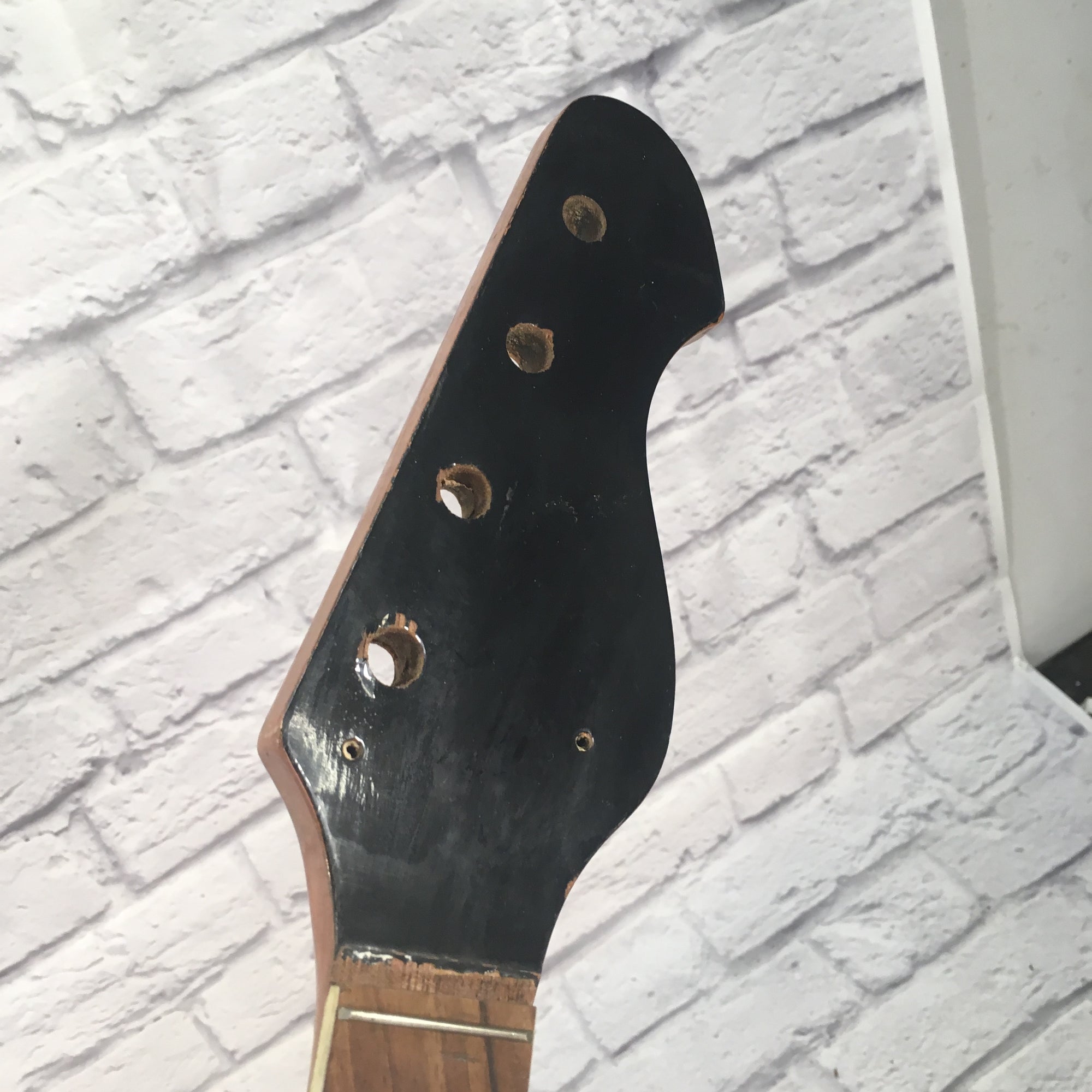 Vintage 1960s Short Scale Bass Guitar Neck (F) Rosewood Fretboard Made in Japan
