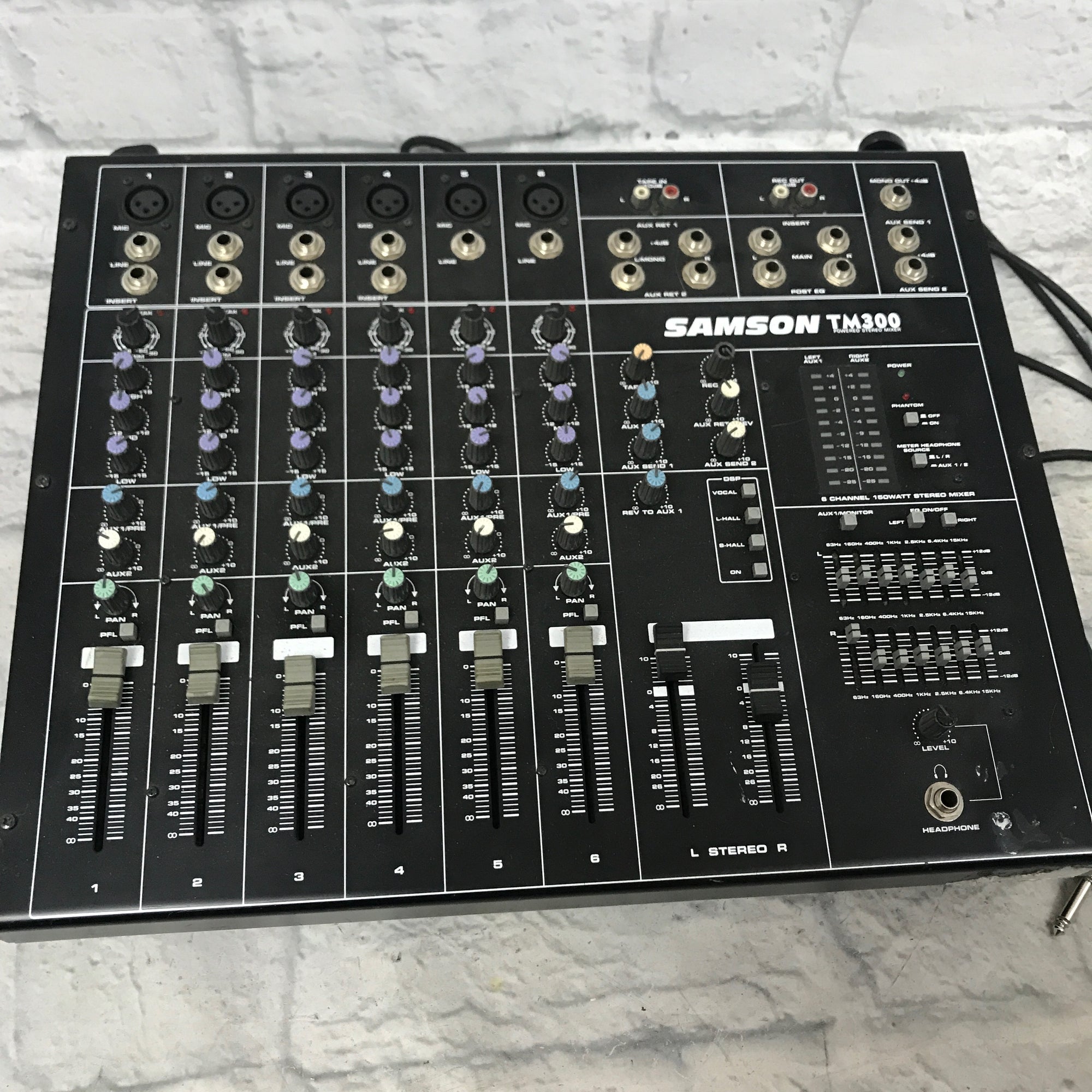 Samson TM300 6-Channel Mixing Board - Evolution Music