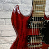 Stadium WD-420 Electric Guitar Cherry Red