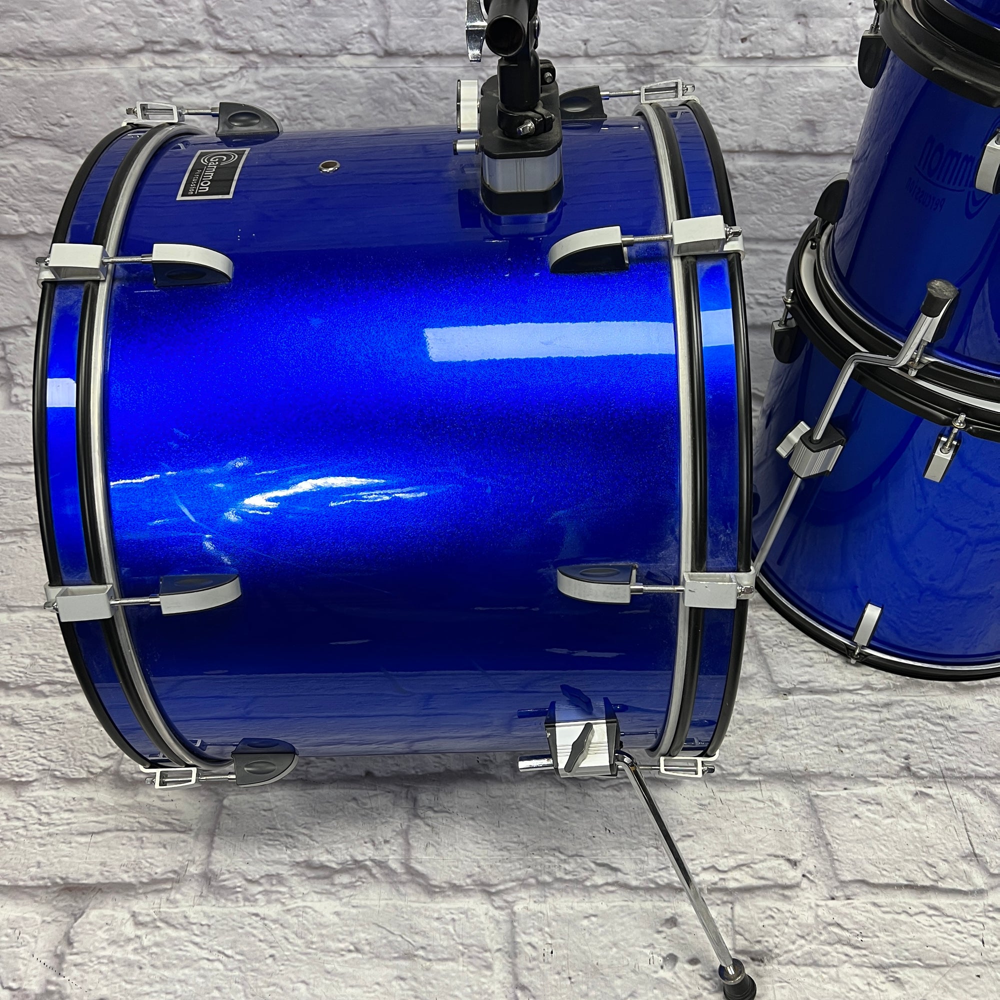 Gammon Percussion 12 13 16 22 Drum Kit w Cymbals and Hardware