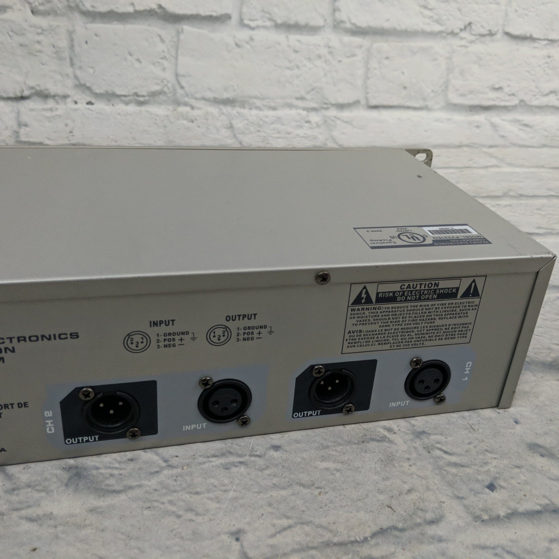 Peavey Dual 31 Band Graphic Equalizer