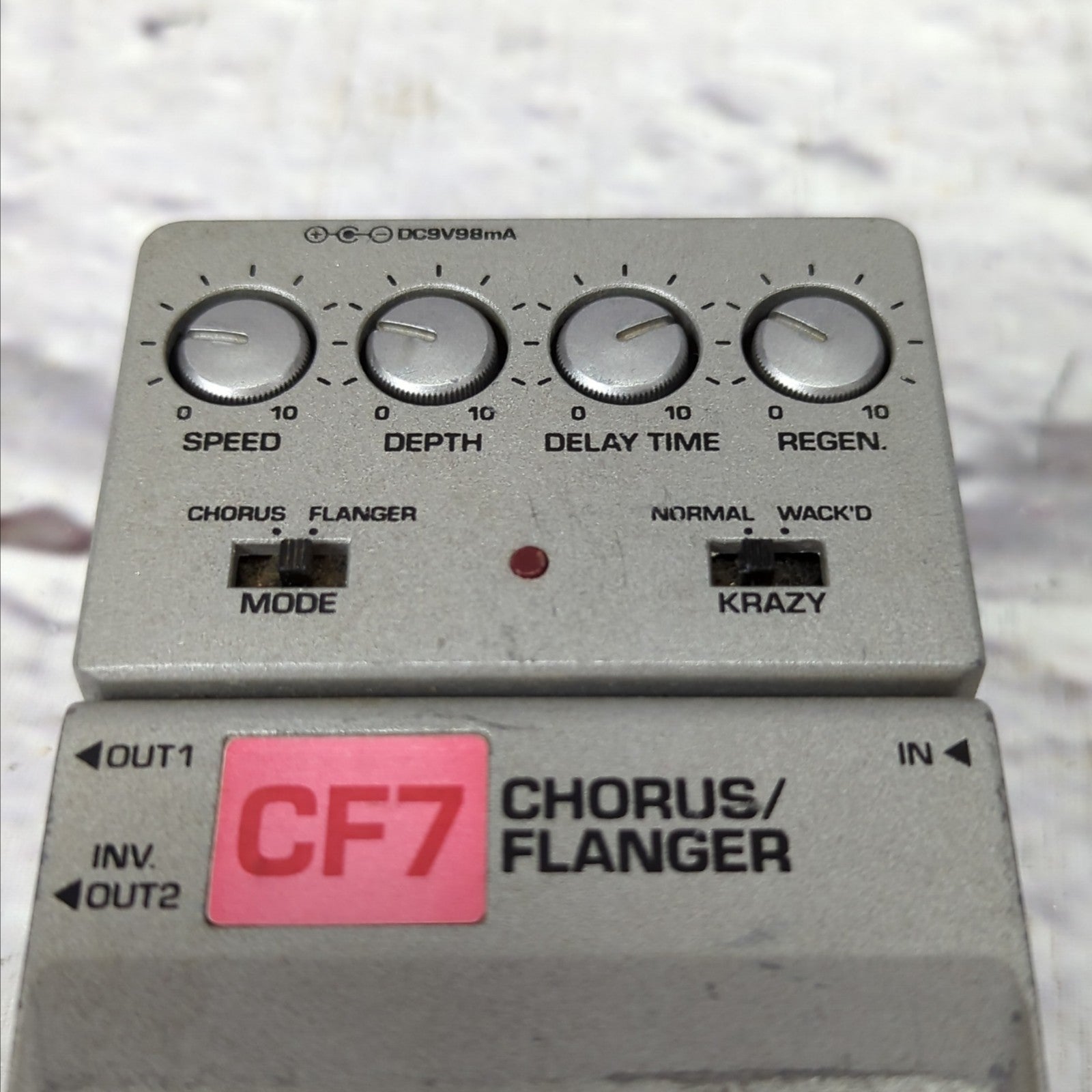 ibanez lofi pedal Ibanez CF7 Tone-Lok Chorus Pedal