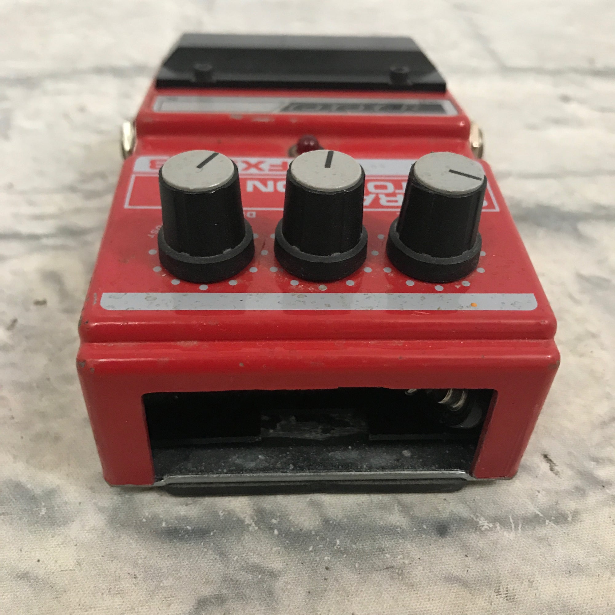 dod supra distortion pedal DOD Supra Distortion FX55-B Pedal (no battery cover)