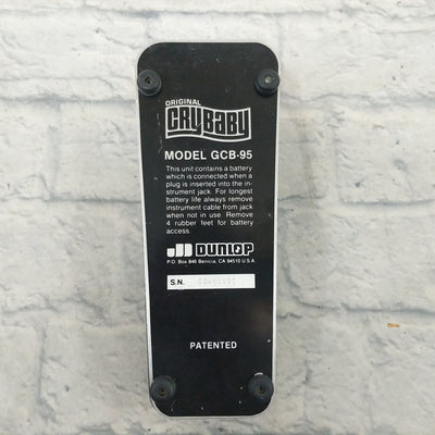 Dunlop Crybaby CGB-95 Wah Pedal