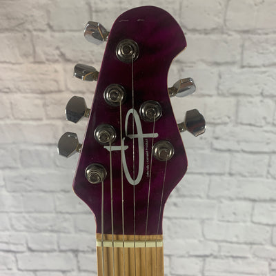 OLP MM-1  Electric Guitar - Purple Quilt
