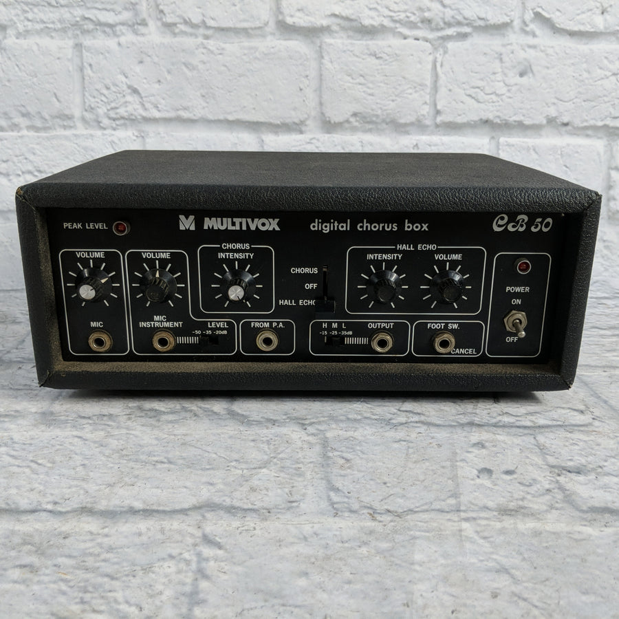 Rare Vintage Multivox CB50 Digital Chorus and Hall Echo Box 1970s