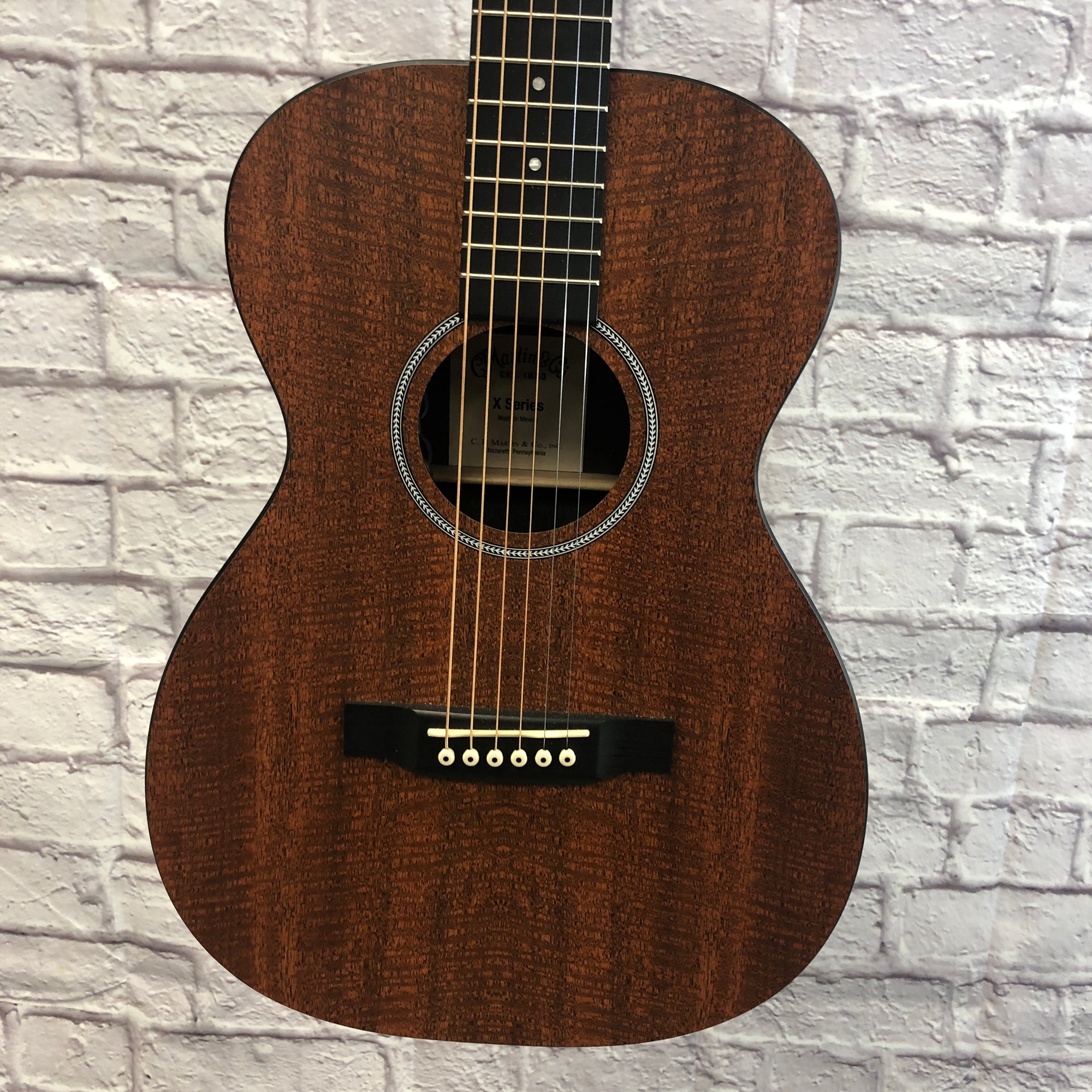 Martin 0-X1E Concert Acoustic Guitar with Padded Bag