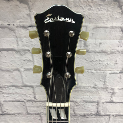 Eastman T486B-RD Hollow Body Thinline with Case Hollow Body Electric Guitar