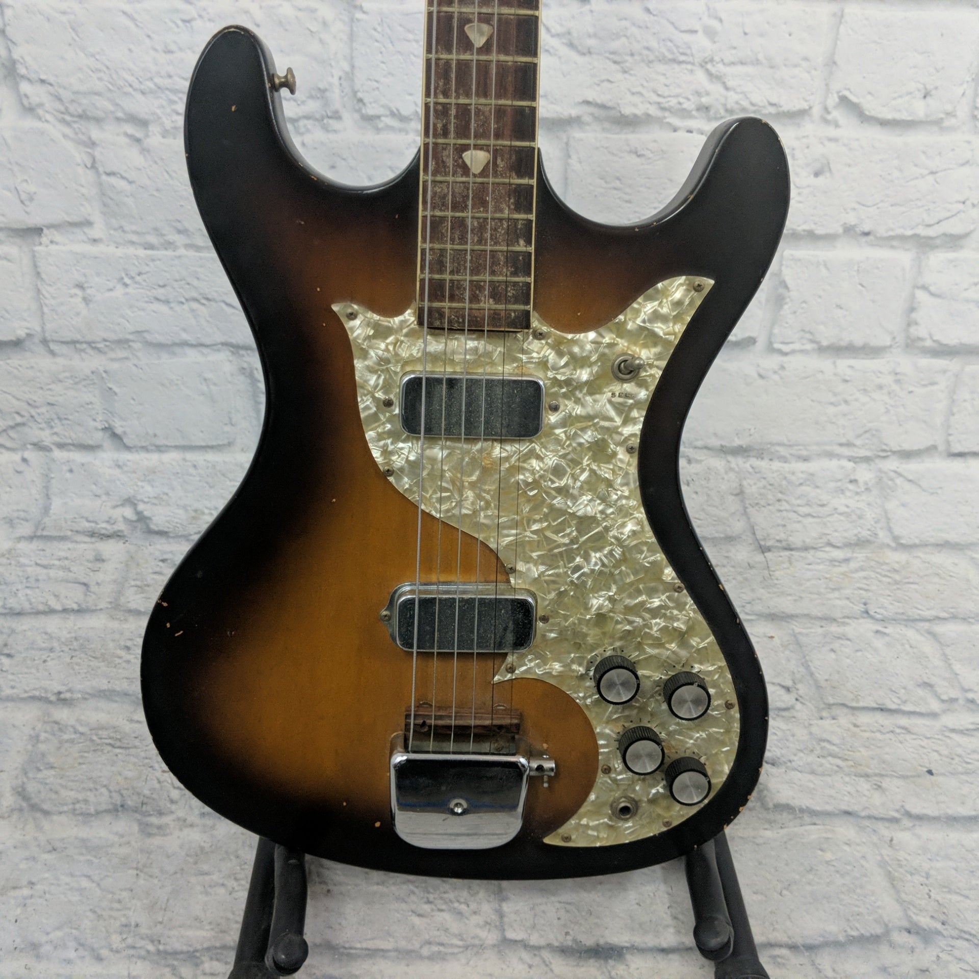 Vintage 1960s Kay Electric Guitar Evolution Music