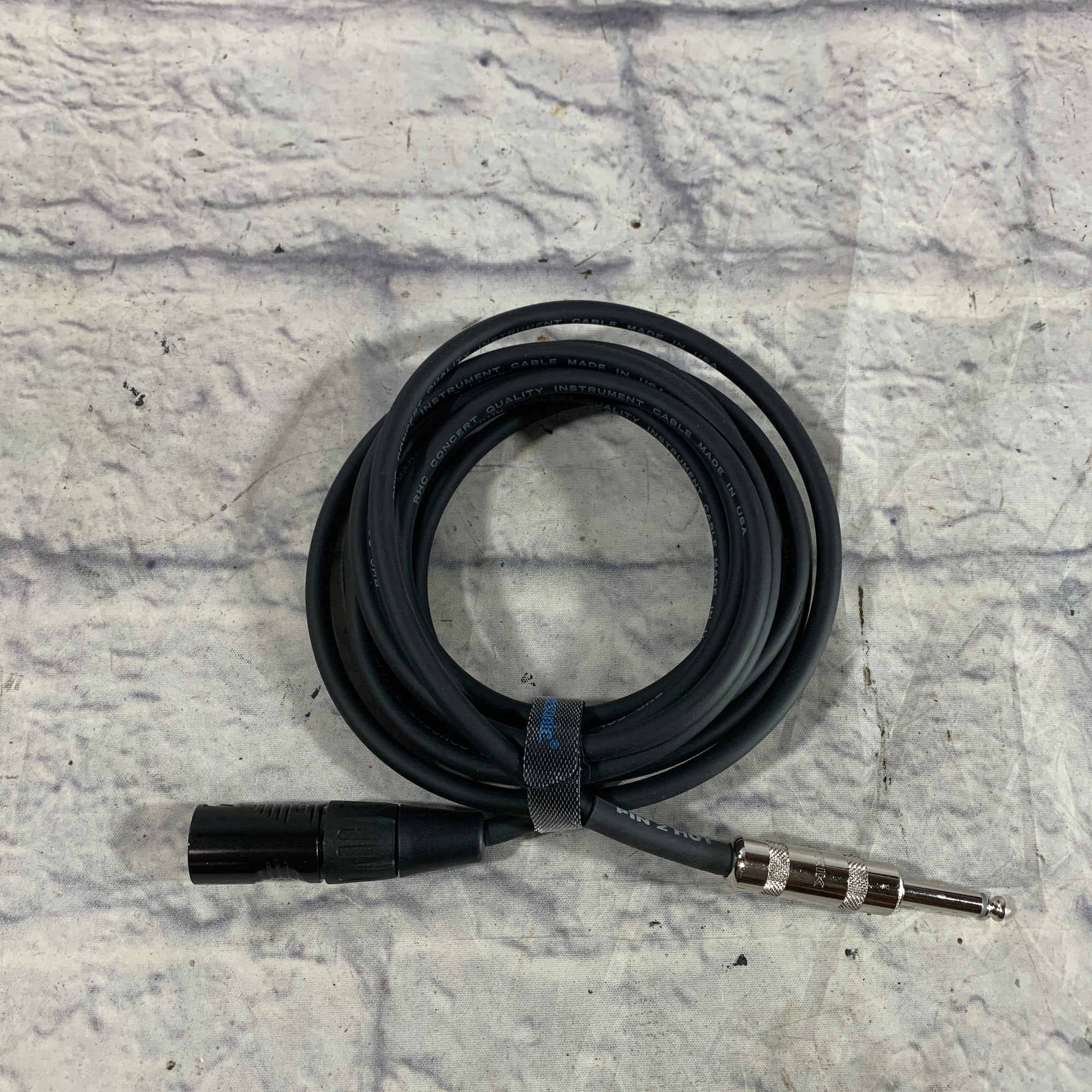 RHC Audio male XLR to 1/4 male Cable