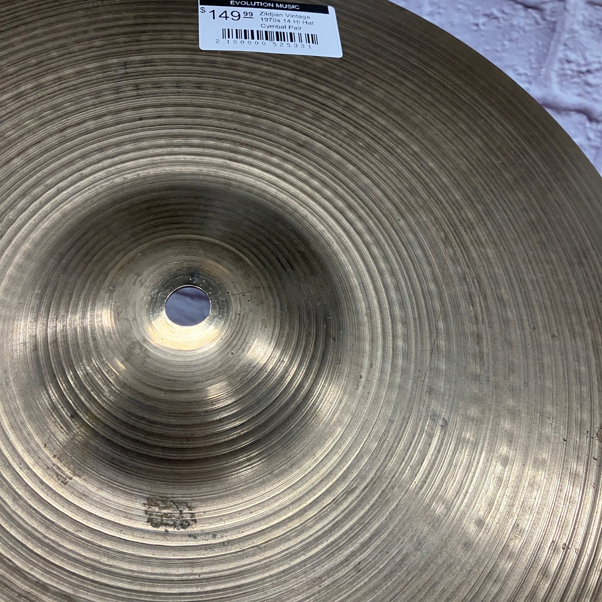 Zildjian Vintage 1970s 14 Hi Hat Cymbal Pair