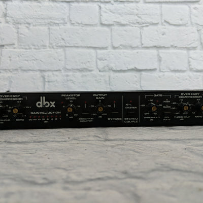 DBX 166 2 Channel Compressor Limiter Gate Rack