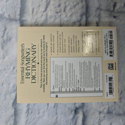 Alfred Essential Dictionary of Songwriter's Rhymes
