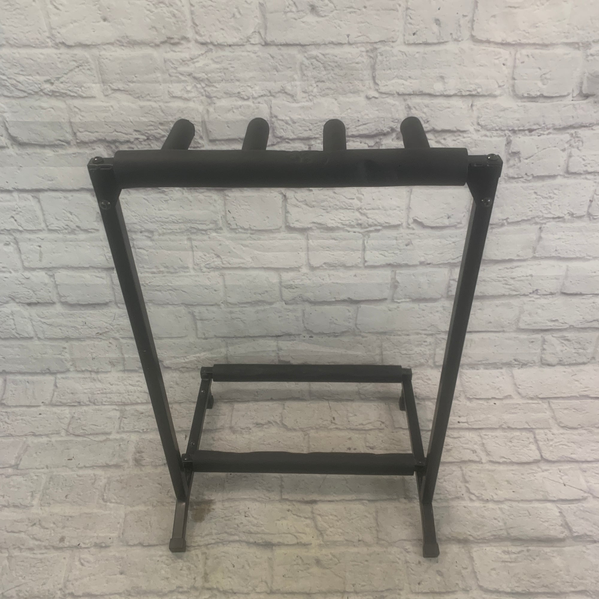 Proline PLMS3 3-Guitar Folding Stand Black