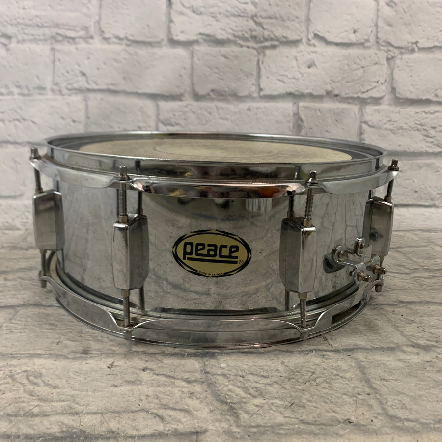 Peace 14" x 5.5" Steel 8-Lug Snare Drum