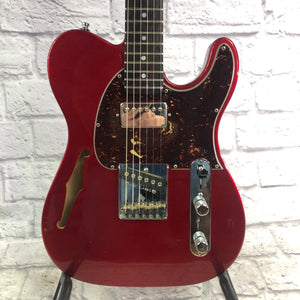 G&L ASAT Bluesboy USA Candy Apple Red Semi Hollow Electric Guitar