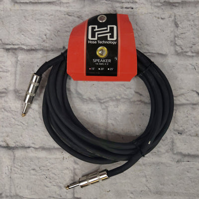 Hosa SKJ-415 15ft 1/4 TS to 1/4 TS Speaker Cable