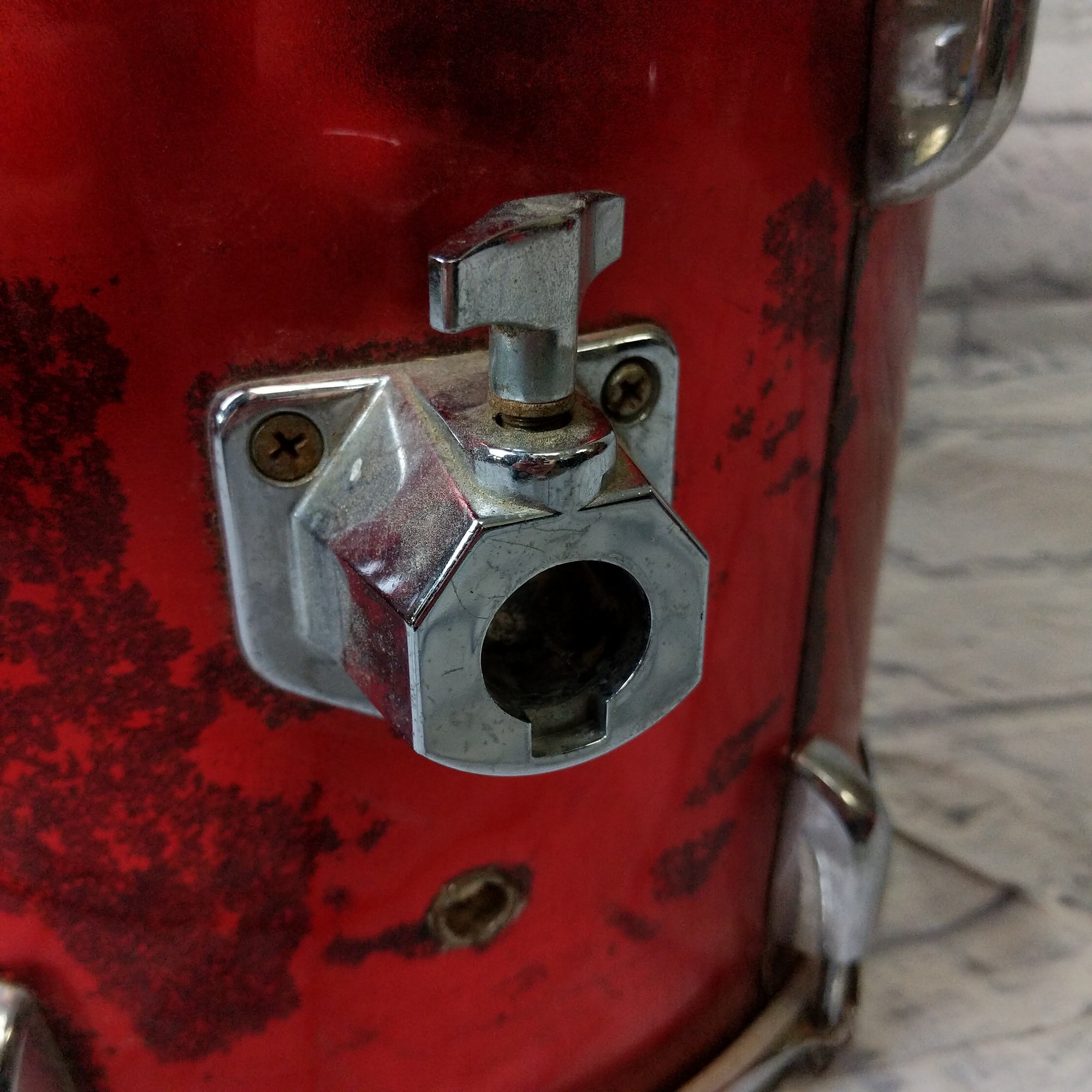 Unknown 13 inch Rack Tom - Red