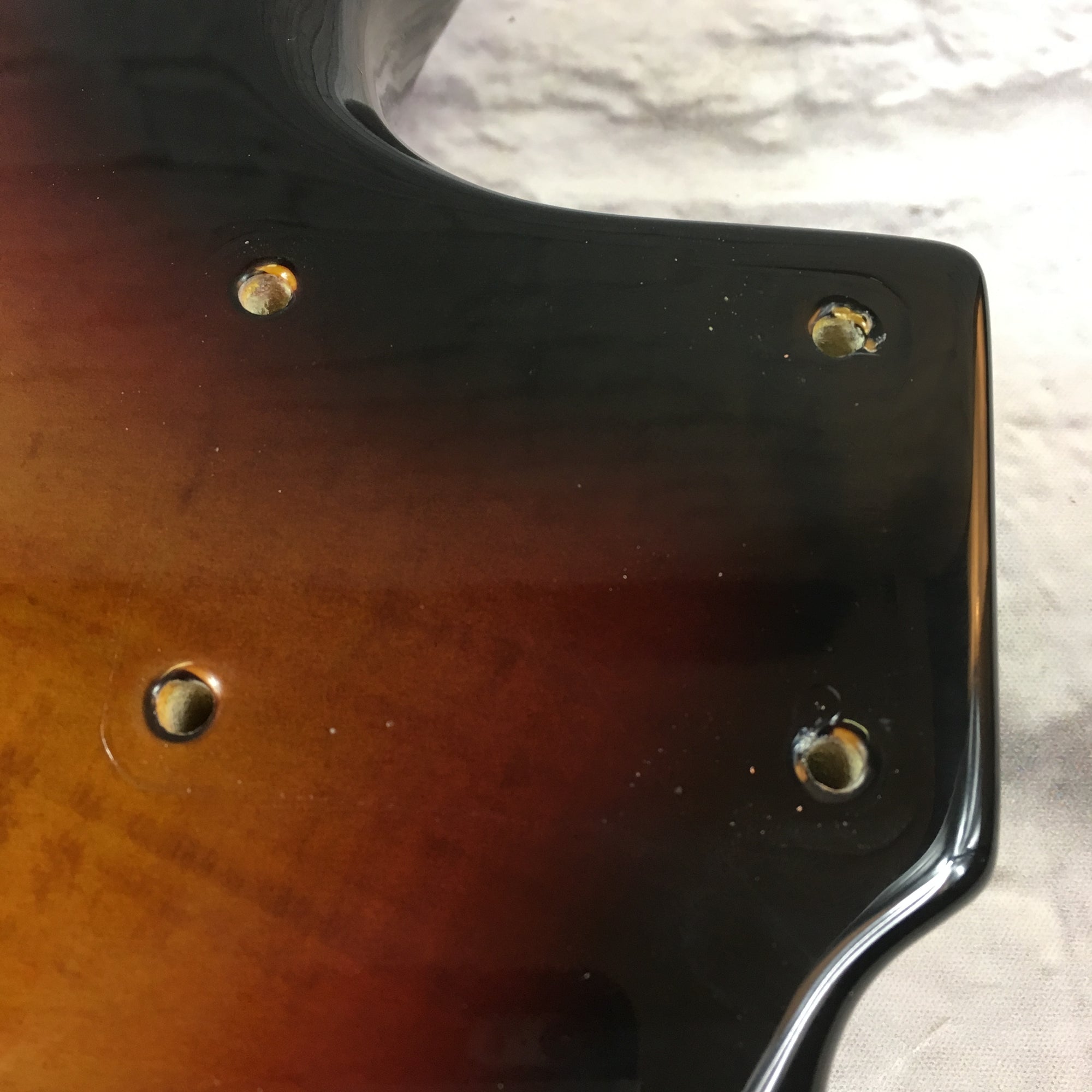 Squier Vintage Sunburst Jaguar Loaded Bass Body