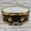 DW Collector Series Solid Maple 14x5.5 Snare Drum Gold Hardware 2004