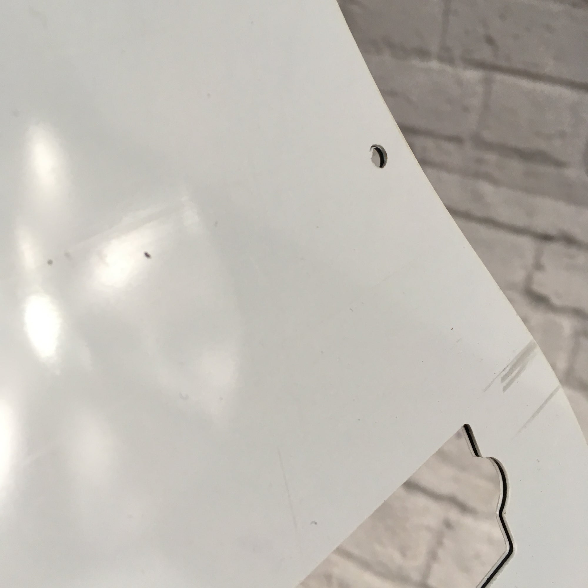 P Bass Style Pickguard White