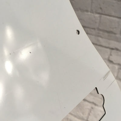 P Bass Style Pickguard White