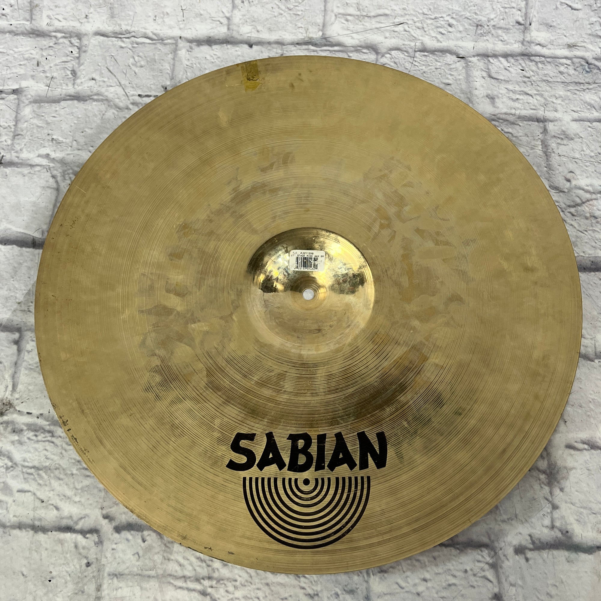 Sabian AAX 21" Stage Ride (Cracked) Crash Ride Cymbal