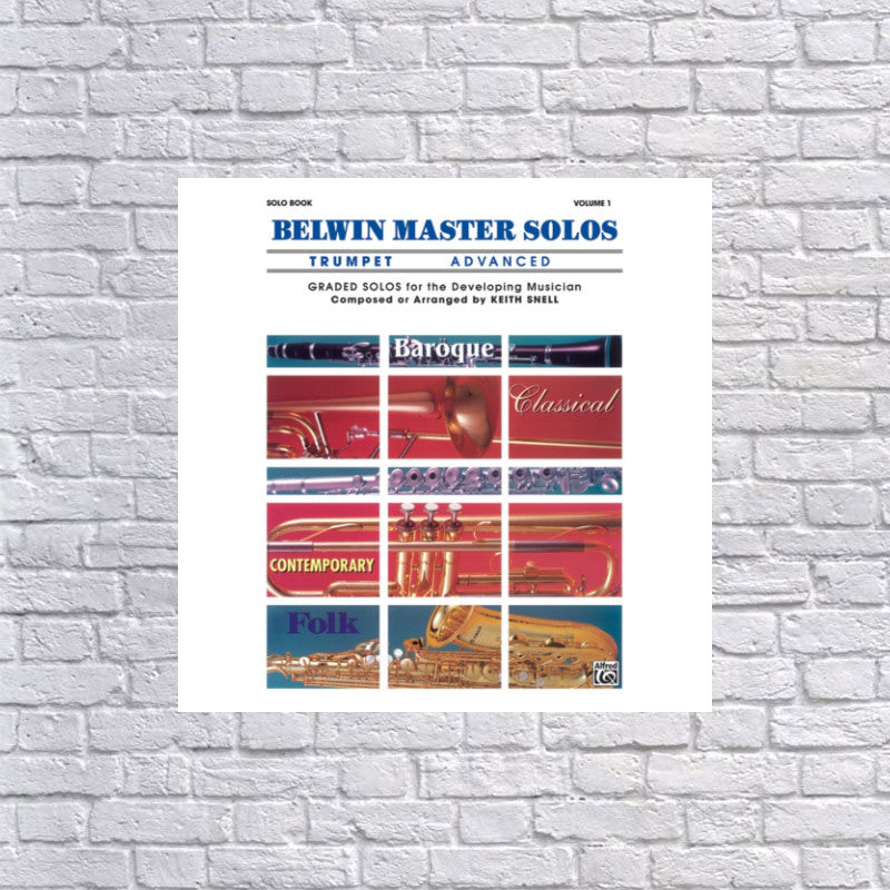 Belwin Master Solos  Volume 1 Advanced (Trumpet)