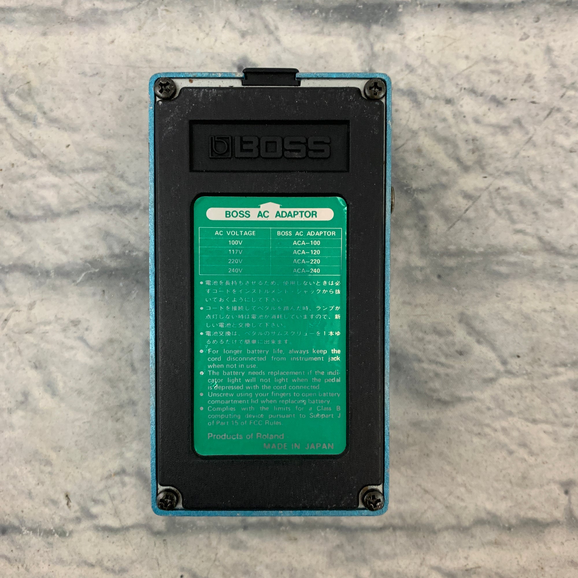 Boss Chorus CE-3 MIJ Green Label Chorus Pedal