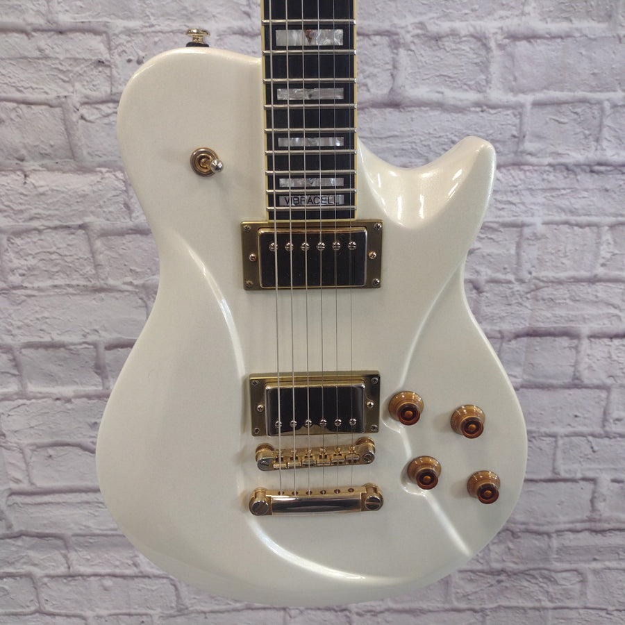 Switch Vibracelll Signature Oscar-IV White Electric Guitar