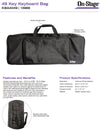 On-Stage KBA4049 49 Key Keyboard Gig Bag Case