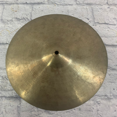 Vintage 1970s Zildjian 14 Avedis Hi Hat Top Cymbal