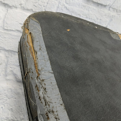 Hardshell Bass Case Grey Covered in Stickers