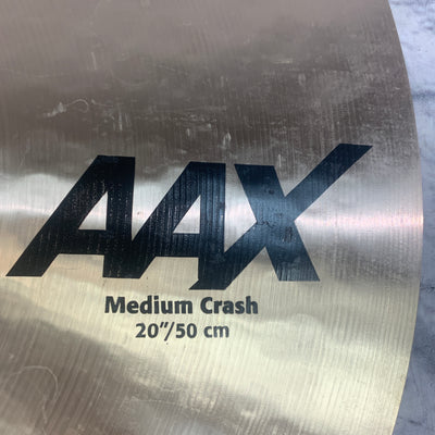 Sabian AAX Medium Crash 20  Crash Cymbal