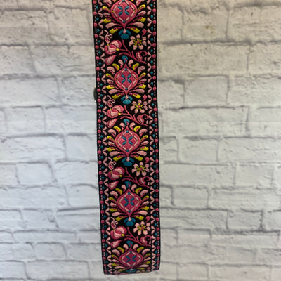 Souldier Pink Paisley Guitar Strap