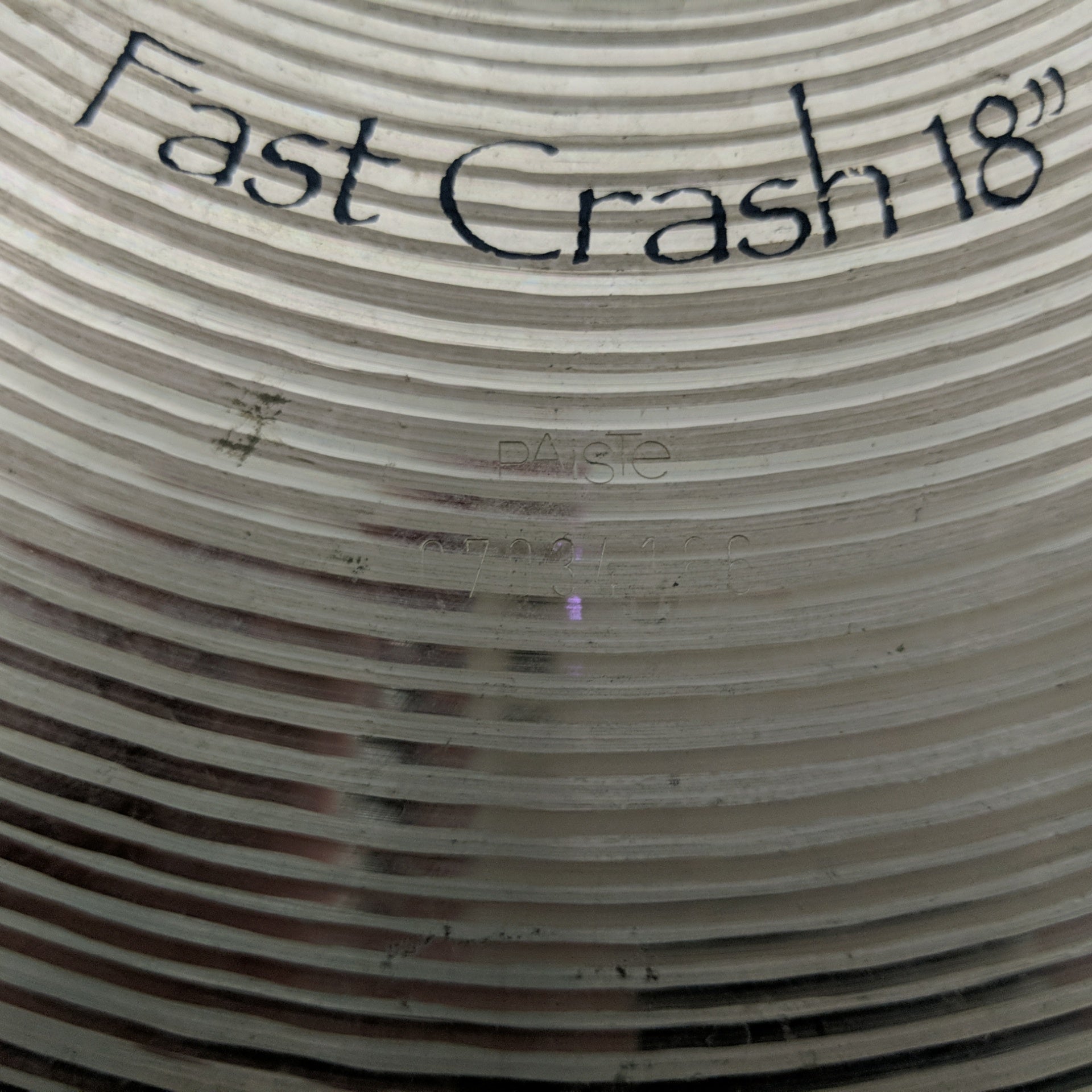 Paiste 18" Signature Fast Crash Cymbal Traditional