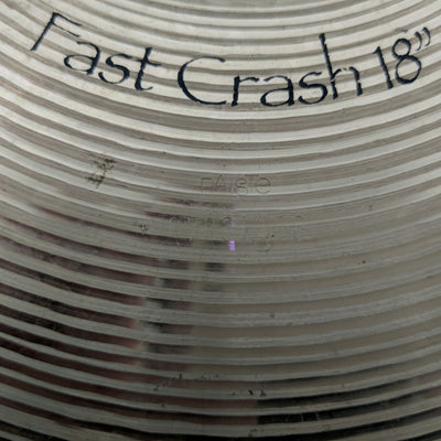 Paiste 18" Signature Fast Crash Cymbal Traditional