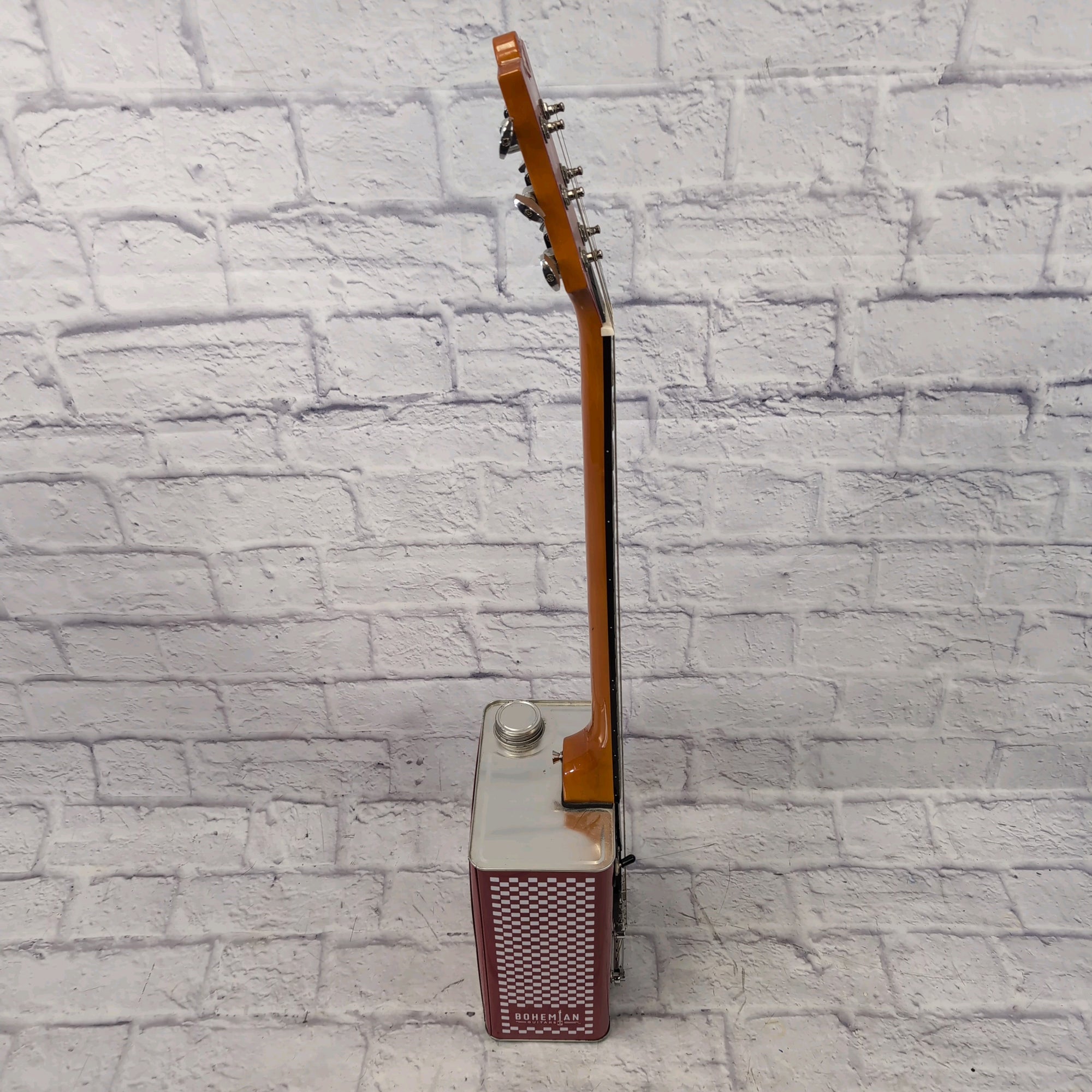 Bohemian Guitars Oil Can Guitar Dual Humbucker Red