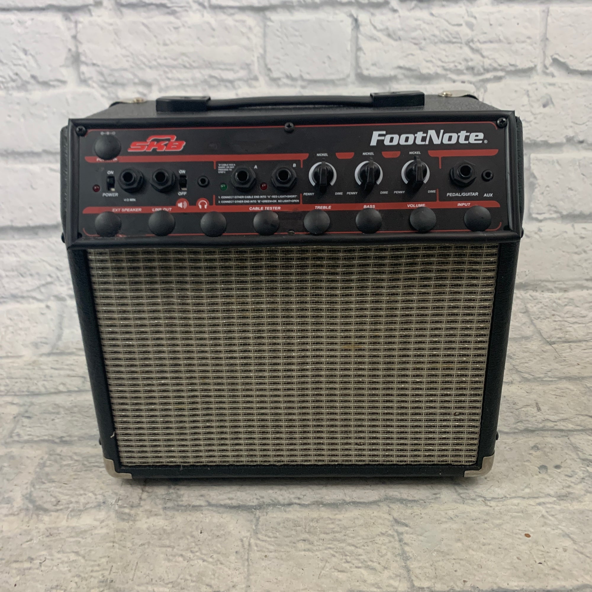 SKB Footnote / Fender Champ 15W Portable Guitar Combo Amp