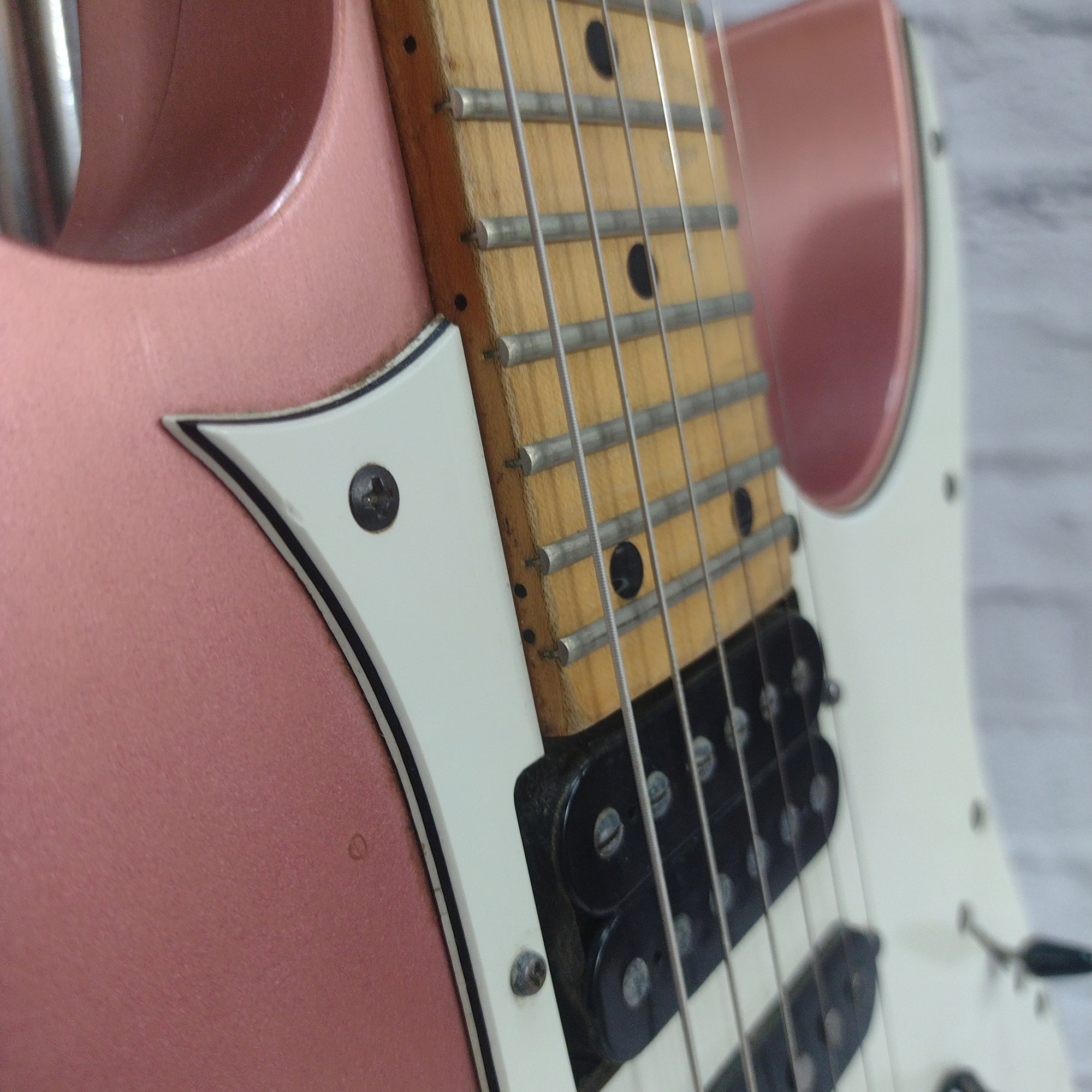 1987 Ibanez RG550 Heather Pearl w. Case - Evolution Music